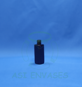 10112 BOTELLA CUADRADA NEGRA 50 ML R-8-415